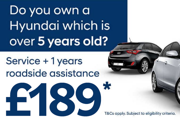 Hyundai Servicing Offer 5 Years or Older