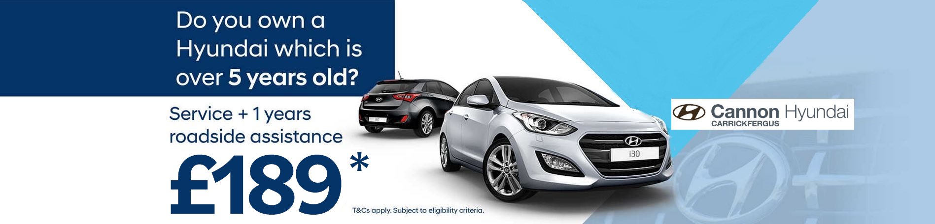 Hyundai Servicing Offer 5 Years or Older